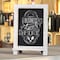 Flash Furniture Whitewashed Magnetic Tabletop/Hanging Chalkboard HFKHD-GDIS-CRE8-022315-GG - alternate 1